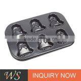 6 Cups Bells Shape Muffin Tools for X'mas thumbnail-1