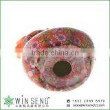 Cheap Coin Box Lovely Design Flower Patterns Duck Shaped Ceramic Animal Piggy Bank thumbnail-4