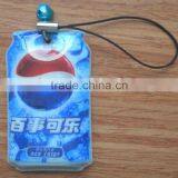 Custom Logo Soft Mobile Phone PVC Pendant thumbnail-1