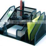 7 Compartrments Multipurpose Metal Mesh Office Desk Organizer thumbnail-2
