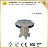 Unfinished Small Pine Wood Sitting Stool thumbnail-1