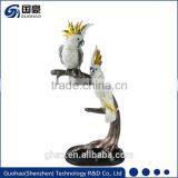 Small Bronze Bird Sculpture Statues Parrot Birds for Sale thumbnail-1