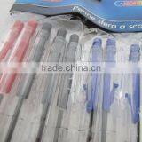 8PC 3 Colors Ball Pen Hot Sale Transparent Ball-point Pen thumbnail-3