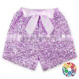 2017 New Arrival Baby Girls Lavender Ribbon Bow Sequin Shorts thumbnail-1