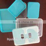 BPA FREE Plastic Lunch Box With Cooler Pack / Plastic Lunch Box With 4 Parts thumbnail-4