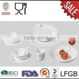 White Color Restaurant Use Melamine Dinner Set thumbnail-1