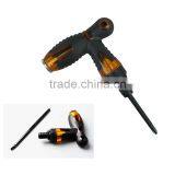 Double-head Extension T Type Mini Ratchet Screwdriver Ratcheting Magnetic thumbnail-1