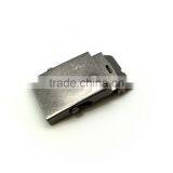 Hot Sale 1-1/2" Metal Stamping Steel Military Buckle for Belt Garment, Antique Nickel Plate With Tip thumbnail-2