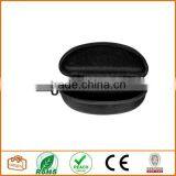 Fashion Portable Safety Hard Zipper Box Case With Carabiner Hook Keyring for Glasses Sunglasses Black thumbnail-2