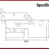 4820SS Ladder Vertical Life Line System Hardware Equipment Parts Stainless Steel Jaw and Jaw Turnbuckle thumbnail-4