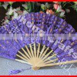 Personalized Bamboo Hand Held Lace Fan thumbnail-5