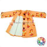 2017 New Pink Color Unicorn Prints Little Girls Coats Jackets High Collar Warm Cotton Kids Winter Jackets Whloesale Baby Jacket thumbnail-5