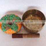 High Quality "C" Chakra Note Upper Shape Handmade Tibetan Singing Bowl thumbnail-4