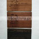 Antique Wooden Business Card Laser Engraved thumbnail-4