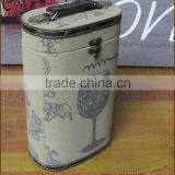 Large Antique Wooden Wine Bottle Holder thumbnail-2