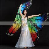 Belly Dance Butterfly Wings Isis Wings for Belly Dance Rainbow thumbnail-1