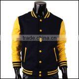Wholesale Custom Varsity Leather Jacket for Men thumbnail-5