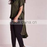 Tops for Women 2016 Plus Size Cap Sleeve Fancy Chiffon Tops HST3801 thumbnail-4