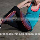 New Fashion Women GYM Tank Top, Leggings 3 Colors Curve Pants thumbnail-1