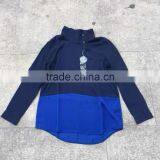 Ladies Stock Garment Contrast Chiffion Style Office Lady Blouse thumbnail-1