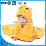 Competitive Price Cuddle Flannel Velour Custom Animal Baby Towel With Hood thumbnail-6