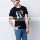 In 2016 Classic Letters Printed Black T-shirts With Short Sleeves thumbnail-1