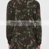 Camo Printed Longline t Shirts Mens Long Sleeve T-shirt Custom for Man thumbnail-3