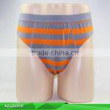 Teen Boy Underwear Striped Pants Yellow and Gray Underwear thumbnail-1