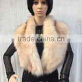 New Selling Faux Fur Collars Scarf Collar White&Black Winter Pure Color Autumn And Winter thumbnail-4