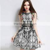 Women Sexy Black Bandage Bodycon Lace Halter Evening Party Cocktail Mini Dress thumbnail-1