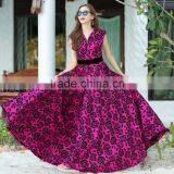 Z&M Floral Beach Dress Summer Beach Dress Beach Party Wear Dress thumbnail-2