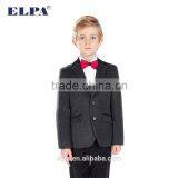 2016 Fashion ELPA Dark Gray Elbow Patches Plus Size Causal Woolen Kids Blazer thumbnail-1