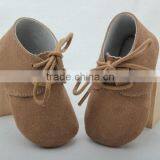 New Style Genuine Sheepskin Leather Baby Shoes thumbnail-2
