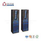China Factory Customized Printed Black Wine Packaging Bags With Hot Foil thumbnail-4