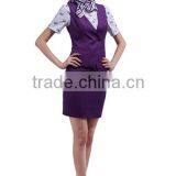 Popluar Customized Logo Design China Factory Flight Attendant Uniforms for Women thumbnail-3