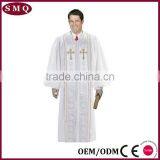 White Brocade Religious Supply Church Pulpit Robe thumbnail-2