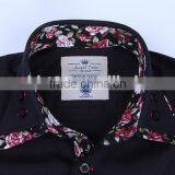 2016 Latest Shirt Design for Men Italian Double Collar Shirts thumbnail-3