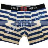 Fashion Combed Cotton/Spandex Men Boxer Underwear thumbnail-1