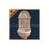 Water Wall Stone Fountains With Yellow Travertine Home Water Fountains thumbnail-1