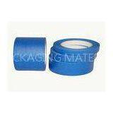 Colored Masking Tape Blue Crepe Paper Rubber Adhesive For Home Painting
