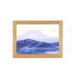 Custom Solid Ash Wood Picture Frames For Living Room , Eco Friendly