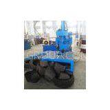 7.5Kw Single Blades Tire Cutter Machine For Steel Tire Recycling Line