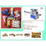 high speed 3-side-seal pouch cereal bar packaging machine