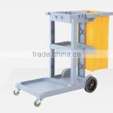 Hotel Cleaning Cart/Hotel Housekeeping Maid Plastic Service Trolley thumbnail-2