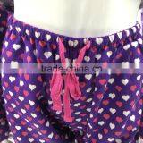 Purple Long Sleeves Flannel Pajamas Women Winter Sleepwear thumbnail-5