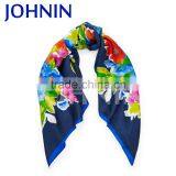 Fashion Women Custom Design 100 Polyestersatin Scarf thumbnail-2