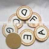 Ceramic Fridge Magnet Glazed Ceramic Tile With Magnet Sublimation Blank Fridge Magnet