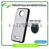 2d Sublimation Heat Transfer PC +TPU Silicon Blank Cell Phone Case With Metal Sheet for Prosub-Z Force thumbnail-3