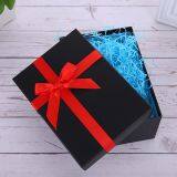 Matt Black Card Paper Jewelry Gift Packaging Box