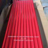 BWG34 Color Coated Corrugated Steel Roofing Sheets thumbnail-1